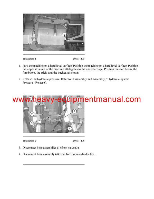 DOWNLOAD CATERPILLAR M318C WHEELED EXCAVATOR SERVICE REPAIR MANUAL H2D