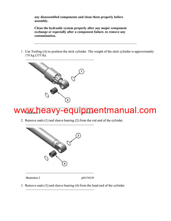 DOWNLOAD CATERPILLAR M323F WHEELED EXCAVATOR SERVICE REPAIR MANUAL RH3