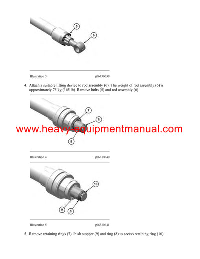 DOWNLOAD CATERPILLAR M323F WHEELED EXCAVATOR SERVICE REPAIR MANUAL RH3