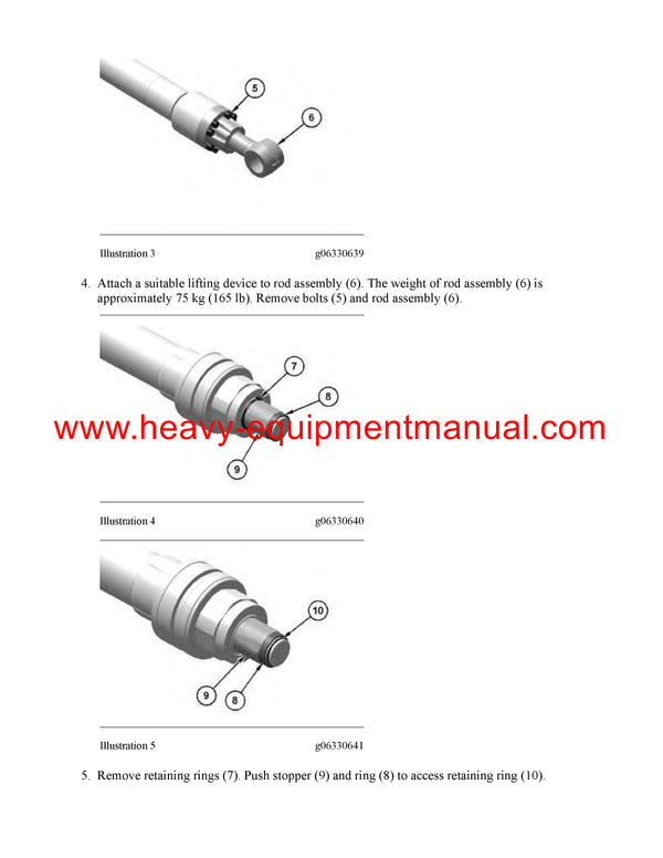 DOWNLOAD CATERPILLAR M323F WHEELED EXCAVATOR SERVICE REPAIR MANUAL RH3