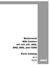 Case IH 4F, 6F, 8F, 4HG, 6HG, 8HG, 12HG Milk Cooler Parts Manual MC-1B