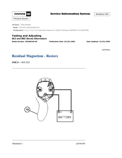 DOWNLOAD CATERPILLAR MTC835 CHALLENGER SERVICE REPAIR MANUAL 816