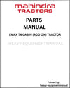 Mahindra eMax T4 Cabin (Add On) Tractor (eMax (T4 Series) Parts Manual - PDF Download