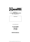 Manitou 150 171 AET Repair Manual 547310-EN 1999