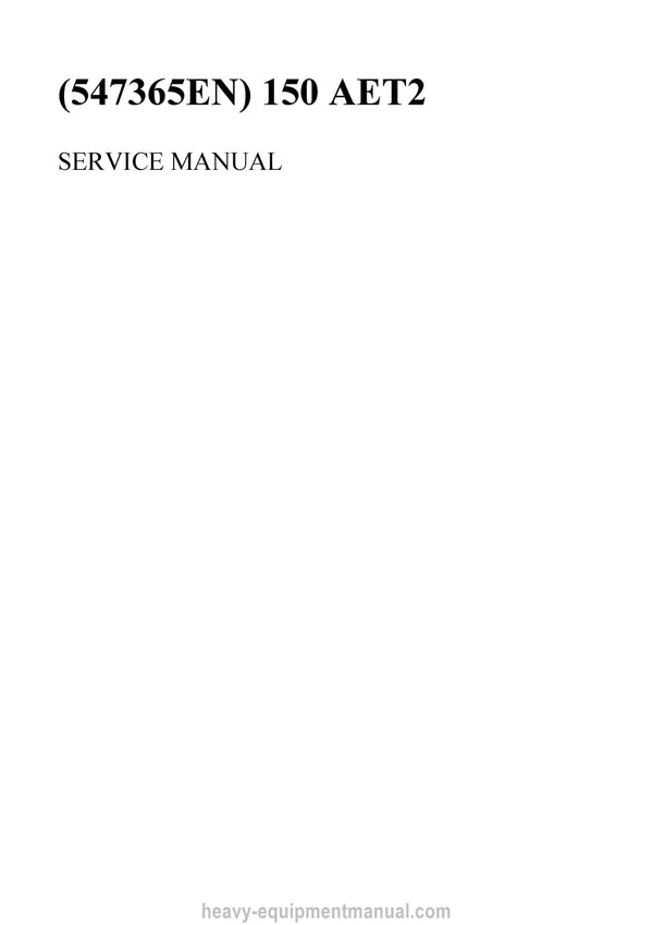 Manitou 150 AET2 Service Manual 547365EN