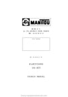 Manitou 150 ATT-170 ATT Repair Manual 547315-EN 1999