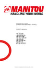 Manitou 160 ATJE S1 to 180 ATJE S1 Service Manual 52776302EN-USMC 2024