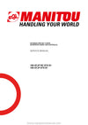 Manitou 160 ATJP RC ST5 S1 160 ATJP ST5 S1 Service Manual 647820EN-USM14 2021