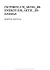 Manitou 170 AETJL BI-ENERGY150 AETJL BI-ENERGY Service Manual 547394EN 2010