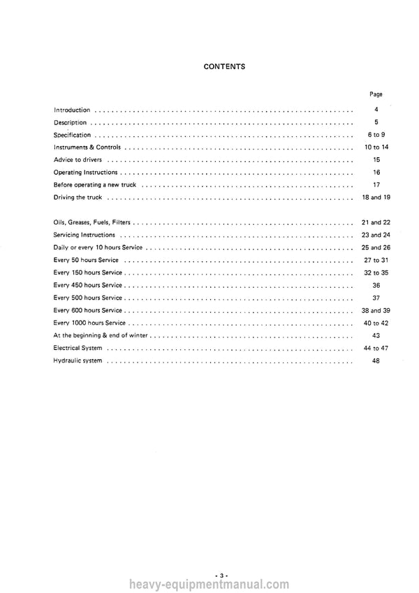 Manitou 4 RM 20 C 4 RM 25 C MB 20 CL MB 25 C MB 30 C Service Manual 47341EN 1980
