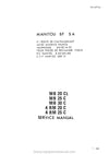 Manitou 4 RM 20 C 4 RM 25 C MB 20 CL MB 25 C MB 30 C Service Manual 47341EN 1980