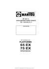 Manitou 65 EX75 EX Repair Manual 547322-EN 2001