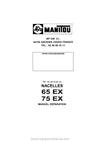 Manitou 65 EX 75 EX Repair Manual 547322-FR 2001