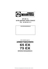 Manitou 65 EX 75 EX Repair Manual 547322DE 2001