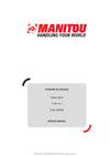 Manitou AXLE DANA TYPE 211 DUAL BRAKE Service Manual 647904-EN 2022