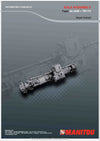 Manitou Axle Type 26.20M + TB172 Repair Manual 647438IT-EN 2013