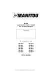 Manitou CD 15 P to CG 35 P Repair Manual 547954EN 2006
