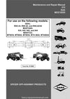 Manitou Dana Axle 212 Service Manual 913266A