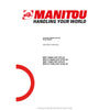 Manitou MHT 10200 210Y ST5 S1 Telehandler Service Repair Manual 649313EN-USMG 2023