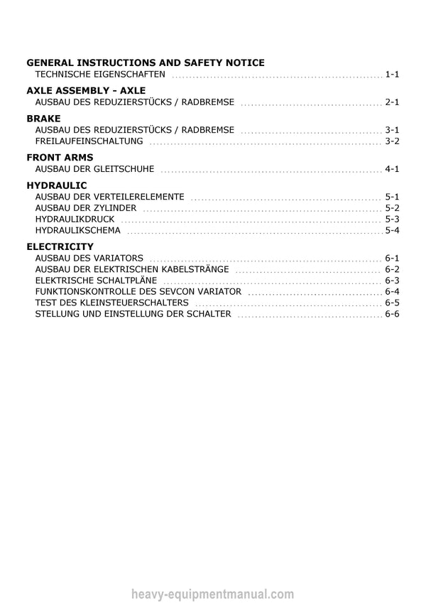 Manitou 120 AETJ COMPACT 3D Repair Manual 547363DE