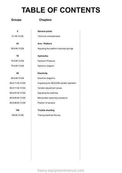 Manitou 120 AE Service Repair Manual (547313-EN)