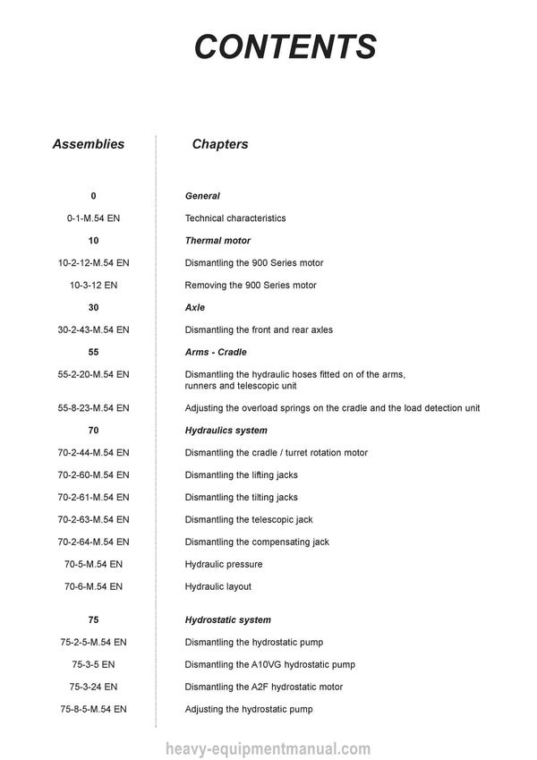 Manitou 150 ATS Repair Manual 547330-EN 2001