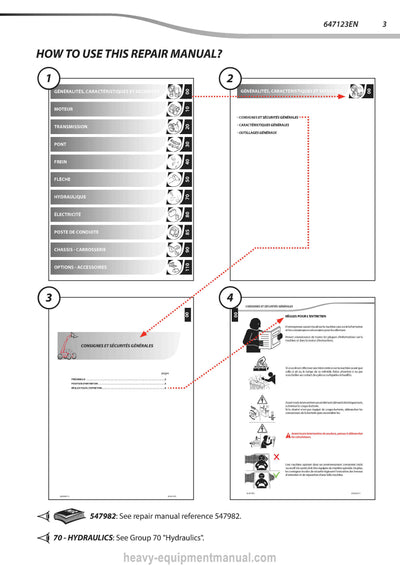 Manitou 160 ATJ EURO 3 180 ATJ 2 EURO 3 Repair Manual 647123-EN 2018
