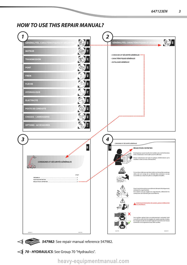 Manitou 160 ATJ EURO 3 180 ATJ 2 EURO 3 Repair Manual 647123-EN 2018