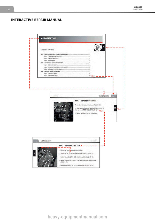 Manitou 220 TJ 220 TJ+ Service Repair Manual (647648EN) PDF