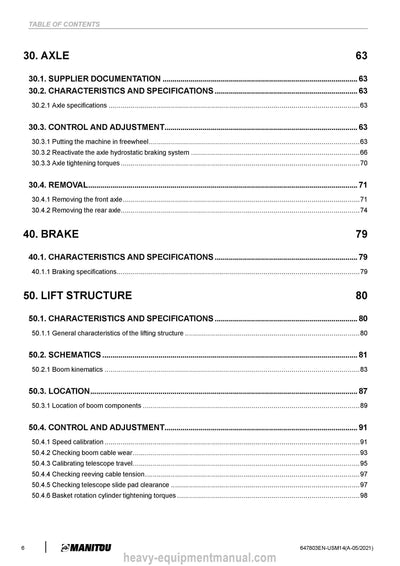 Manitou 220 TJ ST5 S1 220 TJP 4RD ST5 S1 Service Manual (647803EN-USM14) PDF