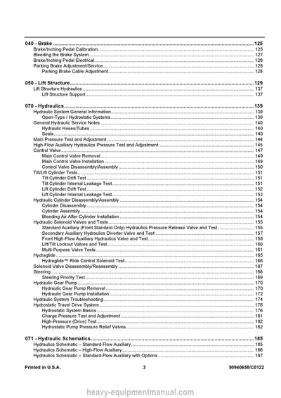 2021 Manitou MLA-6 MLA-7 MLA-T 516 Articulated Loader Service Manual (50940441C) PDF