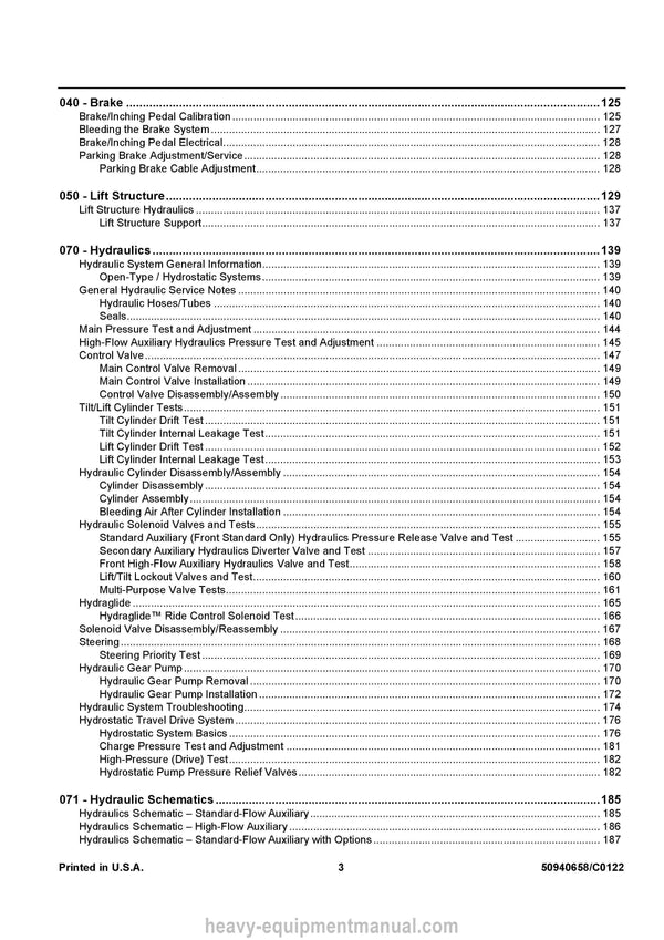 2021 Manitou MLA-6 MLA-7 MLA-T 516 Articulated Loader Service Manual (50940441C) PDF