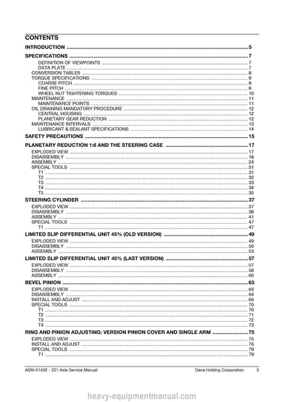 Manitou AXLE 221 Repair Manual 647752EN 2018