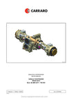 Manitou AXLE REAR ASSEMBLY TYPE 46.08M ACP + TB135C CARRARO Repair Manual 52763341EN 2022