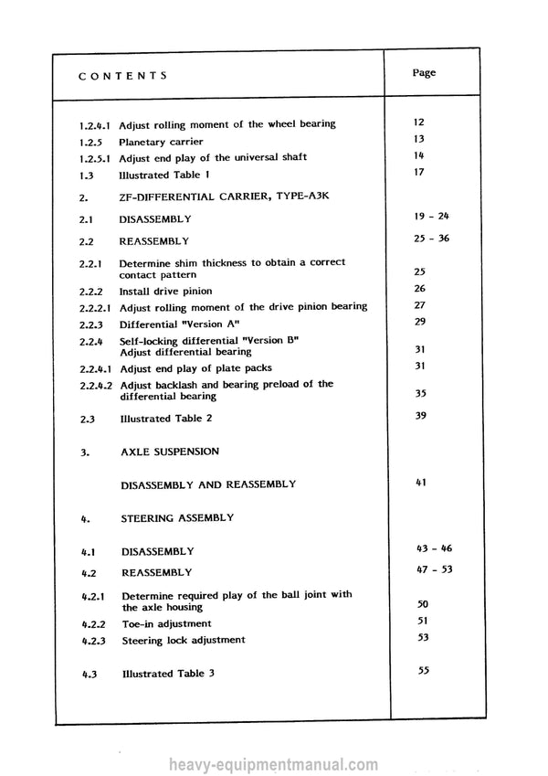 Manitou AXLE TYPE APL 310 Repair Manual (647389EN) PDF