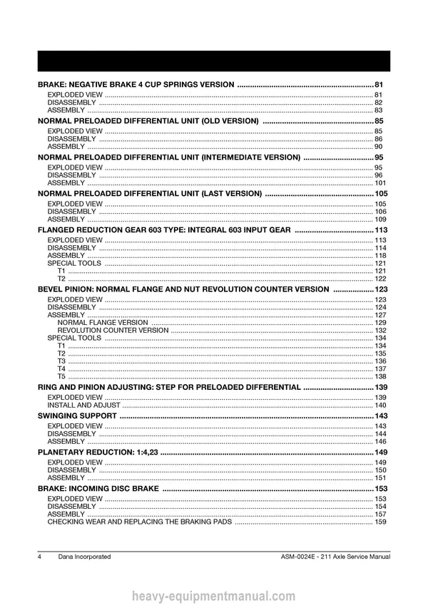 Manitou AXLE Type 211 Repair Manual (647041EN) PDF