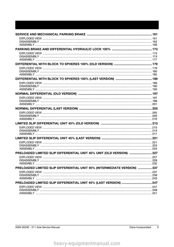 Manitou AXLE Type 211 Repair Manual (647041EN) PDF