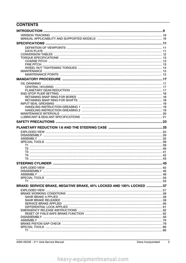 Manitou AXLE Type 211 Repair Manual (647041EN) PDF