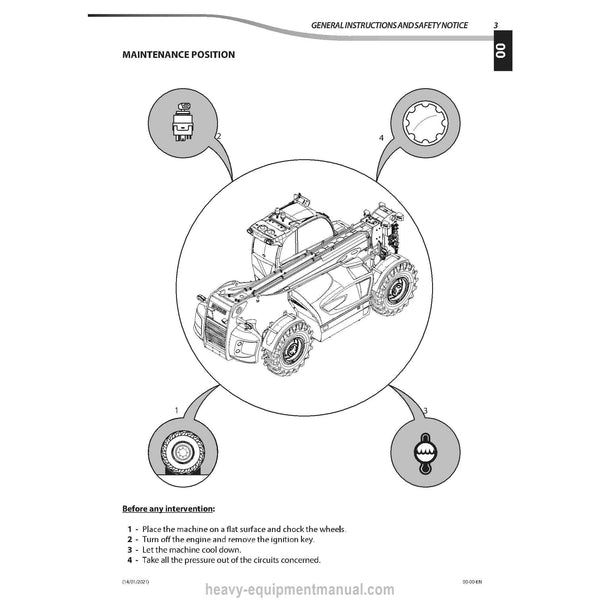 Manitou MHT 10180 MINING 129M ST4 S1 Telehandler Service Repair Manual (647865EN) PDF