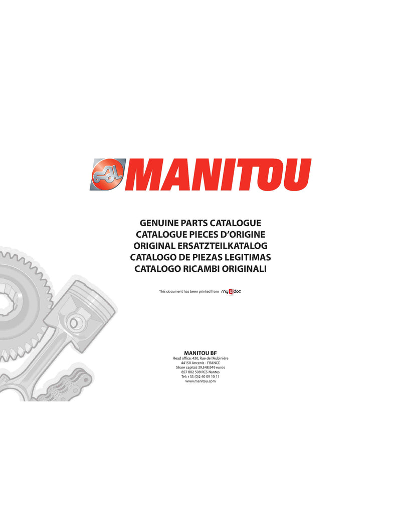 Manitou MLT 840 115 PS JD ST4 S1, MLT 840 137 PS JD ST4 S1, MLT 1040 L 137 PS JD ST4 S1 Service Repair Manual