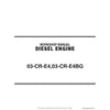Manitou V2403 CR TE4B Engine Service Repair Manual (647508EN) PDF