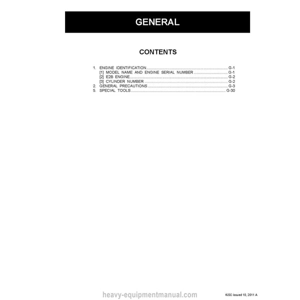 Manitou V2403 E2 Engine Service Repair Manual (647008EN) PDF