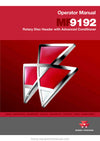 Massey Ferguson 9192 Rotary Disc Header Operator Manual PDF