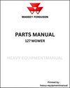 Massey Ferguson 127 Mower Parts Manual - Download PDF