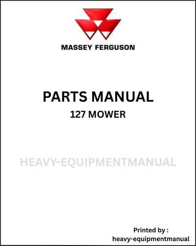 Massey Ferguson 127 Mower Parts Manual - Download PDF