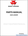 Massey Ferguson 1530 Loader Parts Manual - Download PDF