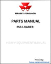 Massey Ferguson 256 Loader Parts Manual - Download PDF