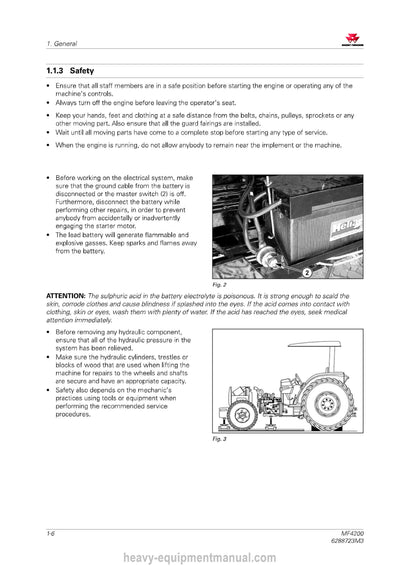 Massey Ferguson MF4200 Tractor Service Repair Manual Download PDF