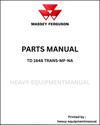 Massey Ferguson TD 1648 TRANS-MF-NA Parts Manual - Download PDF
