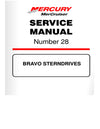 Mercury Mercruiser Bravo Sterndrives Service Repair Manual
